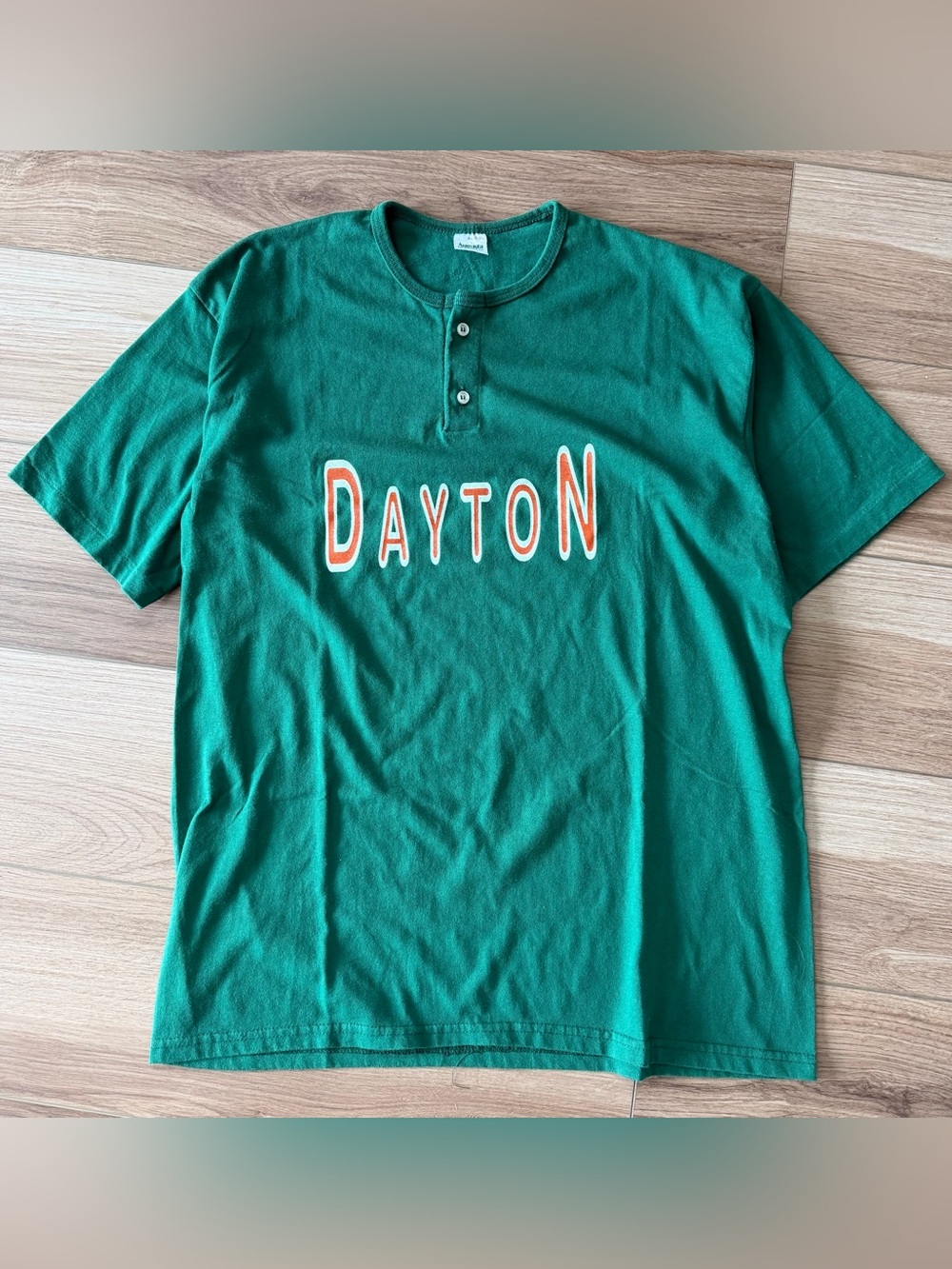 Vintage Dayton Baseball Henley T-Shirt